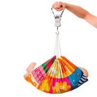 Folding carrier electronic baby scales cotton suspension Folding carrier electronic baby scales cotton suspension